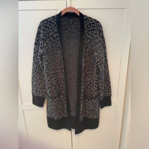 Lucky Brand animal print cardigan